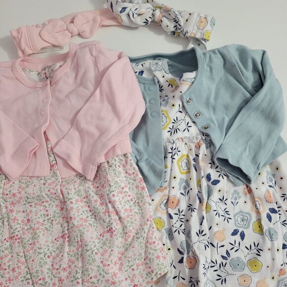 2 Carter's Dress and Sweater bundles Girl 6-9 Months - Picture 1 of 10
